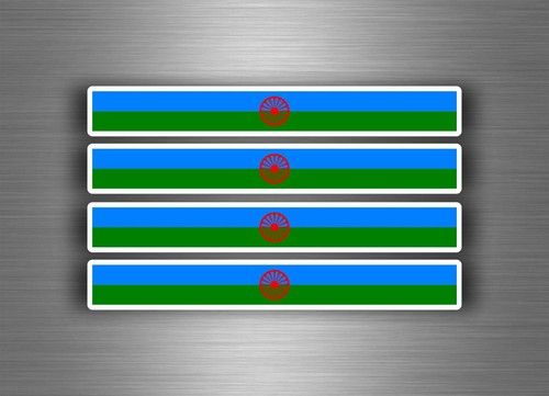 Flagge aufkleber auto moto - 4x,