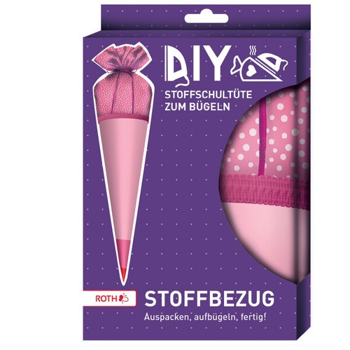 Stoffbezug rosa für