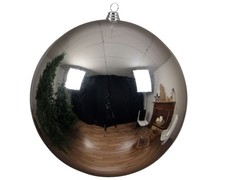 1 Weihnachtskugel Kunststoff 14-40cm groß bruchsicher glanz Christbaumkugeln XXL