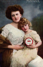 MUTTERGLÜCK-GARGOYLE-Bohnerwachs-ungelaufen