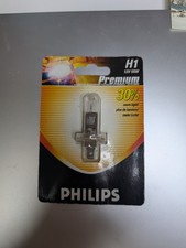 H1 Philips Premium Halogenlampe 12V 55W bis zu 30% mehr Licht Blister 1 Stück