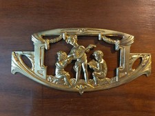 Grammophon Beschlag Messing