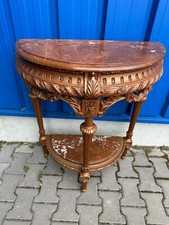 WANDKONSOLE KONSOLE BEISTELLTISCH LOUIS SEIZE STIL ZWEI MARMOR PLATTEN 20 TES JH