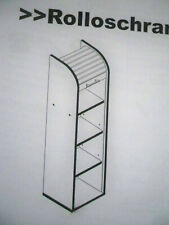 Schrank Carlo, verstellbare Böden Weiß/Dunkelgrau Aktenschrank P