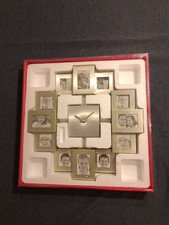 Aluminium Wanduhr mit 12