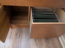 Antique Danish Teak Wood Drop