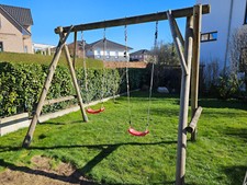 Tolle Doppelschaukel - sehr stabil