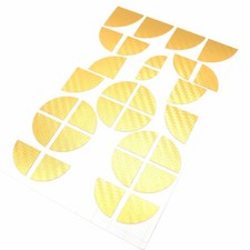 Carbon Emblem Corners Gold For