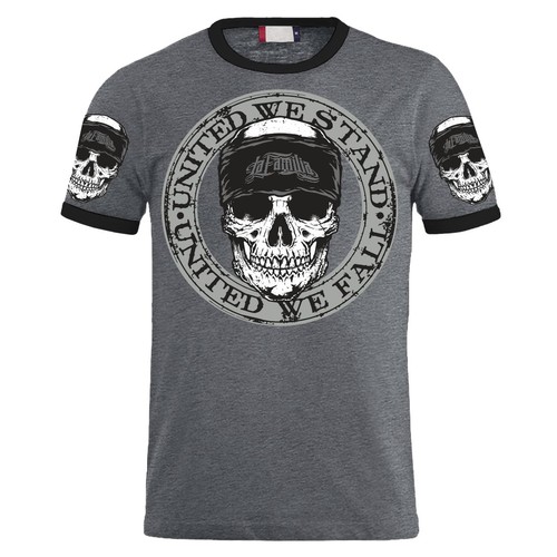 Shirt united skull crew - skull, s