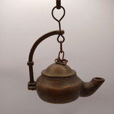 Antike Öllampe / Grubenlampe