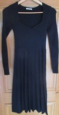 Strickkleid schwarz orsay Gr