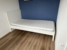 Malme Bett 90 cm mit Matratze – nur Selbstabholung
