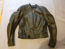 Motorradlederjacke, Damen Gr. 84 (42-L), Vanucci