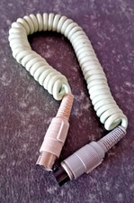 Spiralkabel Verlängerungskabel 5-polig Stecker zu Kupplung Buchse B-Codierung