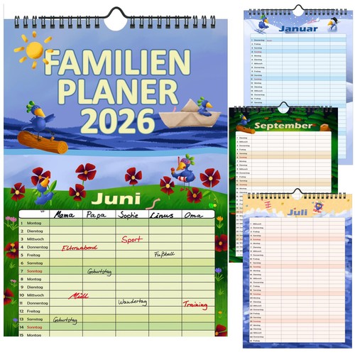 Familienplaner 2026 mit - , 5