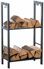 Kaminholzständer Rehna Kaminholzregal Stapelhilfe Brennholz Ablage Holzlager