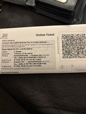 Fahrkarte IC Hamm Dresden Und