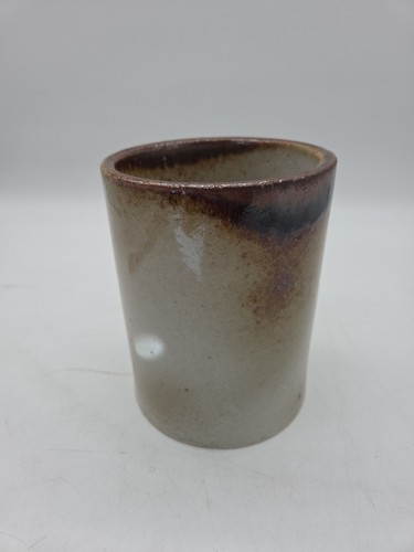 Studiokeramik vase grau blau - studiokeramik,