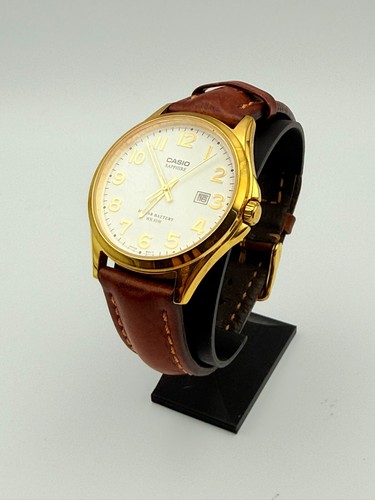 Casio mts 100 sapphire - sapphire, gold