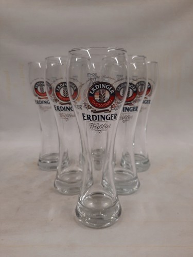 Erdinger weizen bierglas - weizen, 6x