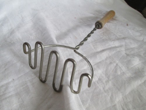 Alt antik kartoffelstampfer - alt,