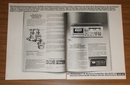 Seltene werbung vintage akai - seltene,