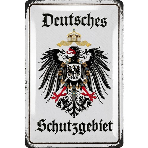 Retro blechschild deutsches - blechschild,