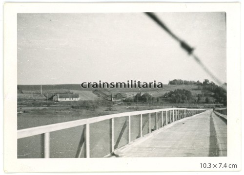 Orig foto notbrücke in - orig.,
