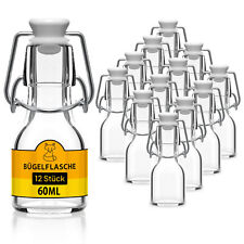 Glasflasche 60ml Flaschen zum Befüllen Bügelverschluss leere Flaschen Likör