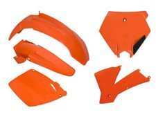 Rtech Plastikkit passt an KTM SX 125 250 380 400 520 01-02 EXC `03 orange