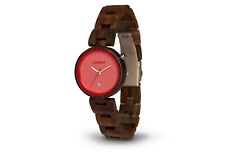 Laimer Damen Holzuhr Armbanduhr Nicky Pink 0054 Sandelholz Woodwatch