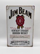 Blechschild Jim Beam 20x30cm Nostalgie Retro Reklame Vintage Geschenk Deko Bar