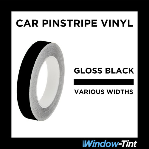 Gloss black glanz - vinyl, line