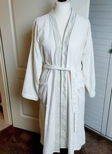 Vossen Bademantel Morgenmantel Damen beige creme 42 leicht