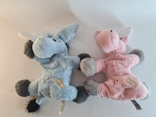 2x My Little Murphy Esel rosa pink grau Heunec Kuscheltier Stofftier Plüschtier
