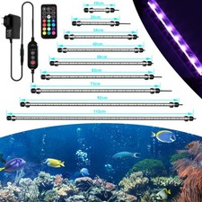 LED Aquarium Lampe 18-112cm Aquariumleuchte Mollusken Beleuchtung RGB LED-Licht