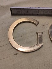 Vintage Messing Buchstaben "G"