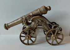 Alte, große Kanone, Dekokanone, massiv, 3.027 g schwer! 40 cm lang!