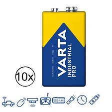10 x Varta Pro Industrial 9V