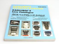 Foto Heft Kadlubeks Objektiv-Katalog Günther Kadlubek / Rudolf Hillebrand