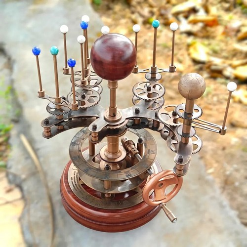 Messing holz orrery - messing,