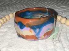 Statement Armreif Bangle bunt