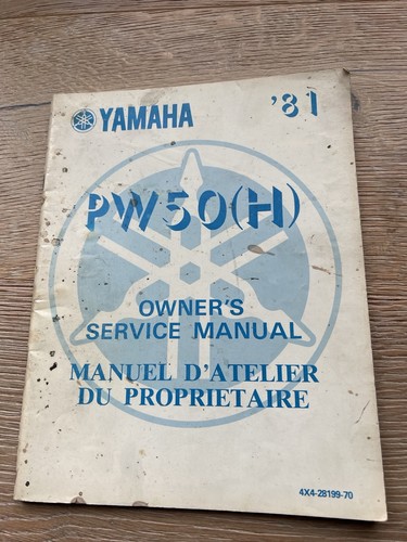 Yamaha pw50 werkstatthandbuch - pw50,