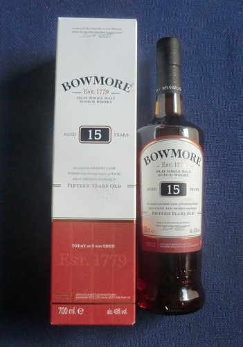 Bowmore 15 islay - 90€/l,