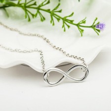 Halskette mit Anhänger Unendlichkeitssymbol Infinity Unendlichkeit NEU