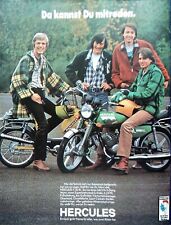 Hercules K 50 RL, Hobby Rider HR 1, originale  Werbung aus  1977
