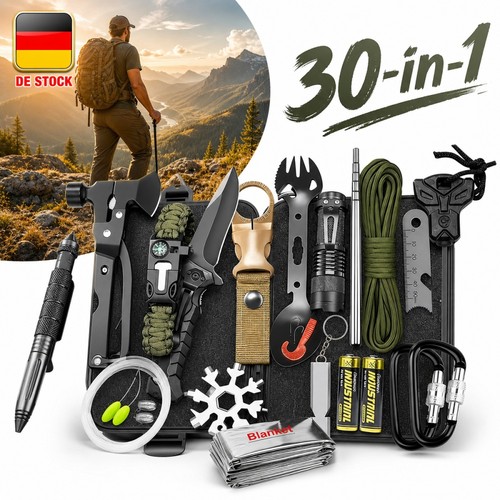Survival kit mehrzweck - 30-in-1,