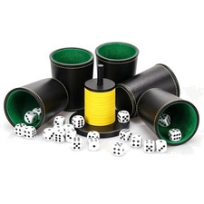 Schocken Set 5 Würfelbecher