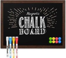 kreidetafel Küche Magnettafel Schwarz 45 x 60 cm Pinnwand Magnetisch