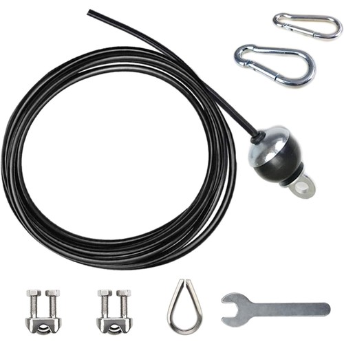 Kabelzug stahlseil fitness - stahlseil, 3m